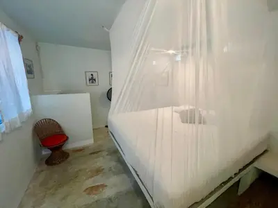 Cama o camas de una habitación en Casa Pauline Beach house habitaciones con acceso directo a playa y alberca