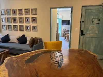 Zona de estar de Castello di Carlo - Departamento Carlo Magno I