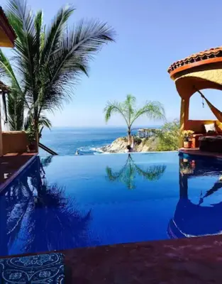 Piscina en o cerca de Casa Xcaanda, oceanfront with private pool