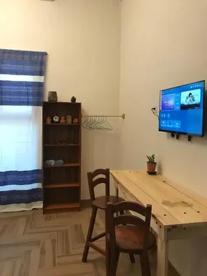 Una televisión o centro de entretenimiento en Casa-Recoveco