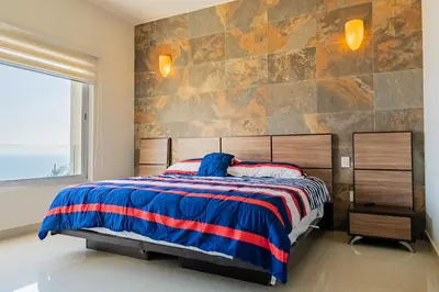 Cama o camas de una habitación en Oceanview Condo - PuntaArrocito C201