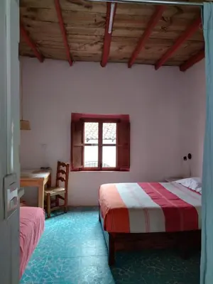Cama o camas de una habitación en Casa en el Centro de Taxco