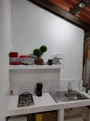 Una cocina o zona de cocina en Casa en el Centro de Taxco