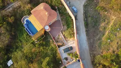 Casa Xcaala with Pool a vista de pájaro