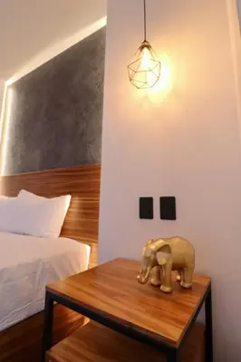 Cama o camas de una habitación en Palmas luxury apartment 102