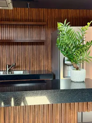 Plano de Modern loft with AC Close to downtown Huatulco