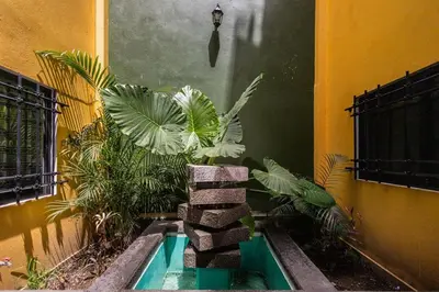 Jardín al aire libre en PENT HOUSE de 2 recámaras para 5 o más en el Centro Historico Oaxaca