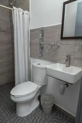 Un baño de Hotel Entre Volcanes