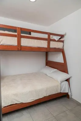 Cama o camas de una habitación en Hotel Entre Volcanes
