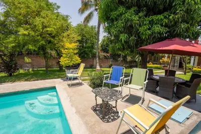 Piscina en o cerca de Vacation house with pool - Temixco, 2 bedrooms