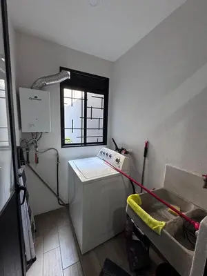 Cama o camas de una habitación en Bonito Departamento cerca de Foro de GNP