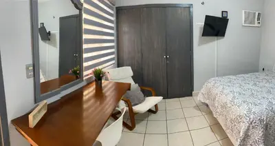 Cama o camas de una habitación en Victoria Habitación Privada