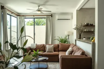 Zona de estar de Casa Eva -Ocean View Rooftop, Pool - La Punta