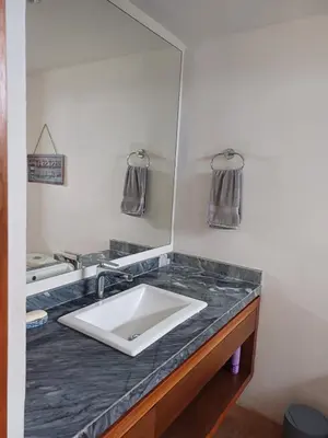 Un baño de Excellent apartment 100 meters from the beach!