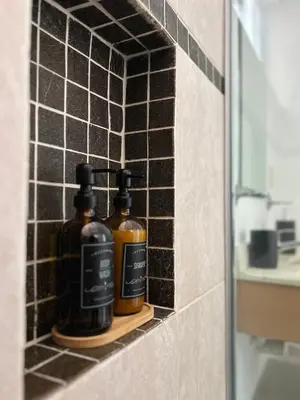 Un baño de Cómodo Departamento en San Andrés Cholula