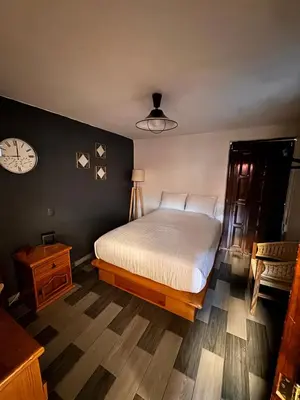 Cama o camas de una habitación en LA CASITA, Casa EA Oaxaca, Centro Histórico, Entrada Independiente, Excelente Ubicación