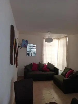 Una televisión o centro de entretenimiento en Casa de descanso