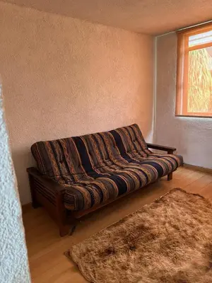 Zona de estar de Casa Fibonacci en Oaxaca