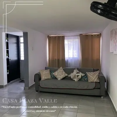 Zona de estar de Casa Plaza Valle