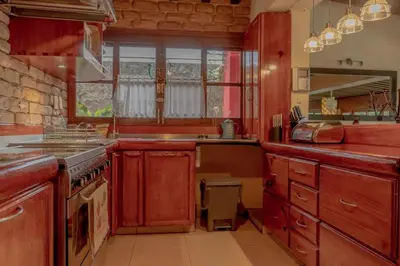 Una cocina o zona de cocina en Casa Domm