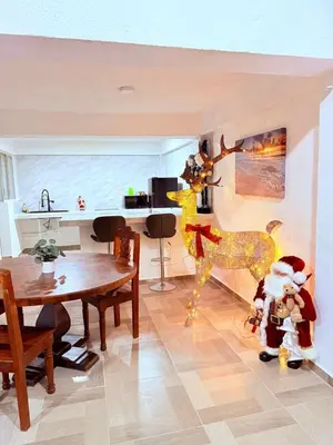 Zona de estar de Departamento céntrico Huatulco