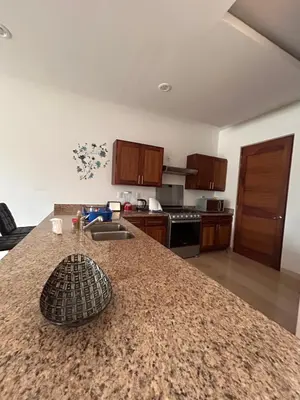 Una cocina o zona de cocina en Hermoso departamento listo para tu descanso