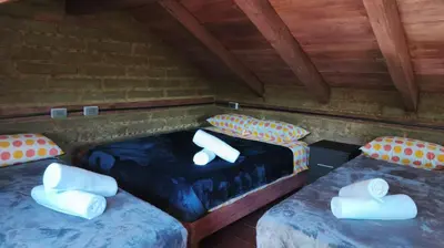 Zona de estar de Cabañas Ticomulco