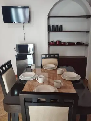 Una cocina o zona de cocina en Nuevo departamento en el centro de Coatepec