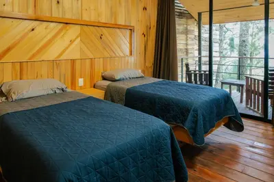 Cama o camas de una habitación en Rocabosque