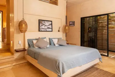 Cama o camas de una habitación en Casa Vilú