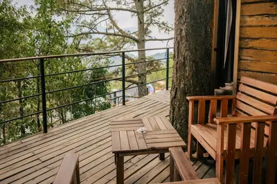 Un balcón o terraza de Rocabosque oaxaca