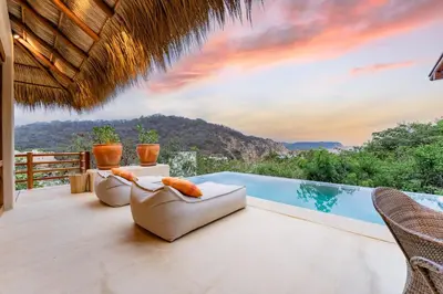 Paisaje cerca de esta villa
