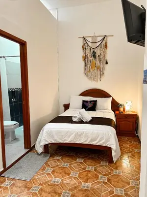 Cama o camas de una habitación en Casona Albarelo