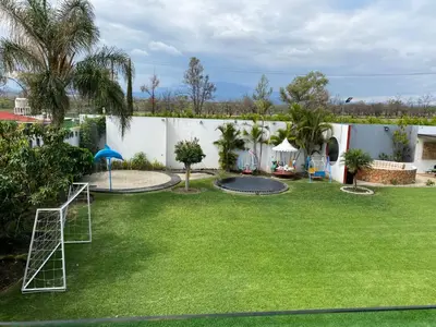Jardín al aire libre en Hotel Mi Bendición