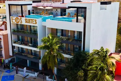 Edificio en el que se encuentra el apartahotel