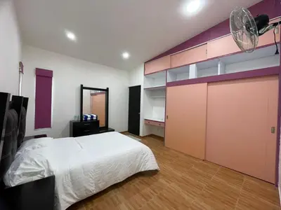 Cama o camas de una habitación en Hotel Casa Bendicion