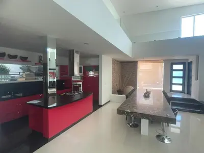 Una cocina o zona de cocina en Hotel Casa Bendicion