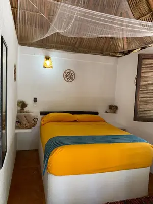 Cama o camas de una habitación en Casa Kaak Naab