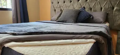 Cama o camas de una habitación en Casa amplia cerca del centro