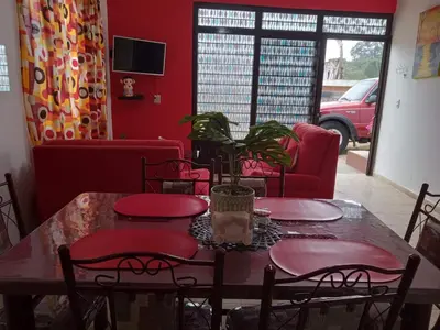 Zona de estar de Posada Puesta del Sol