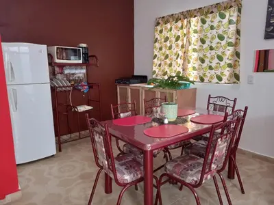 Una cocina o zona de cocina en Posada Puesta del Sol
