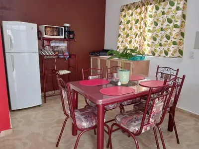 Una cocina o zona de cocina en Posada Puesta del Sol