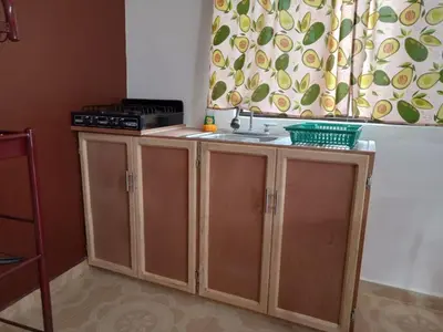 Una cocina o zona de cocina en Posda Puesta del Sol