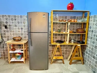 Una cocina o zona de cocina en La Chinanteca, a unos minutos del centro historico