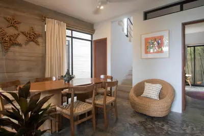 Zona de estar de Casa Chandra