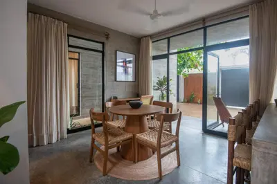 Zona de estar de Casa Chandra