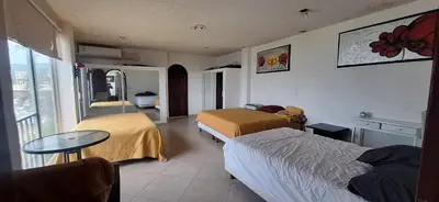 Cama o camas de una habitación en Villa campanario