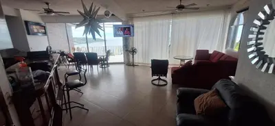 Una televisión o centro de entretenimiento en Villa campanario