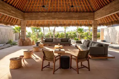 Zona de estar de Casa Kalkuya, Beach House