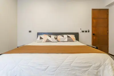 Cama o camas de una habitación en Ocean Front, Balcon al Mar y Playa